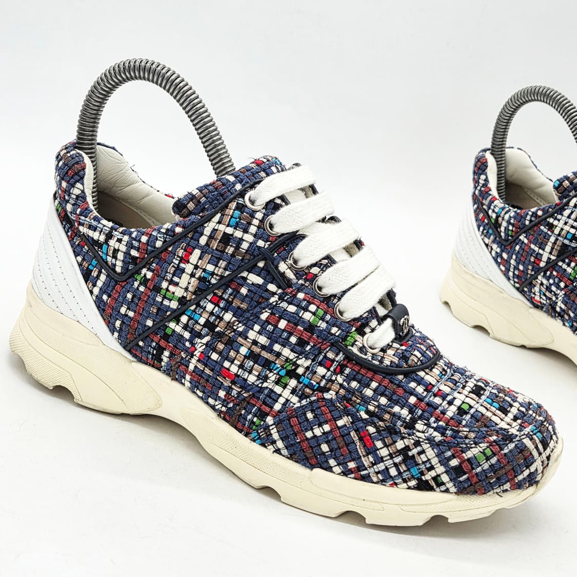 샤넬 우먼스 CC로고 트위드 트레이너 스니커즈 (36 1/2) 상품이미지6