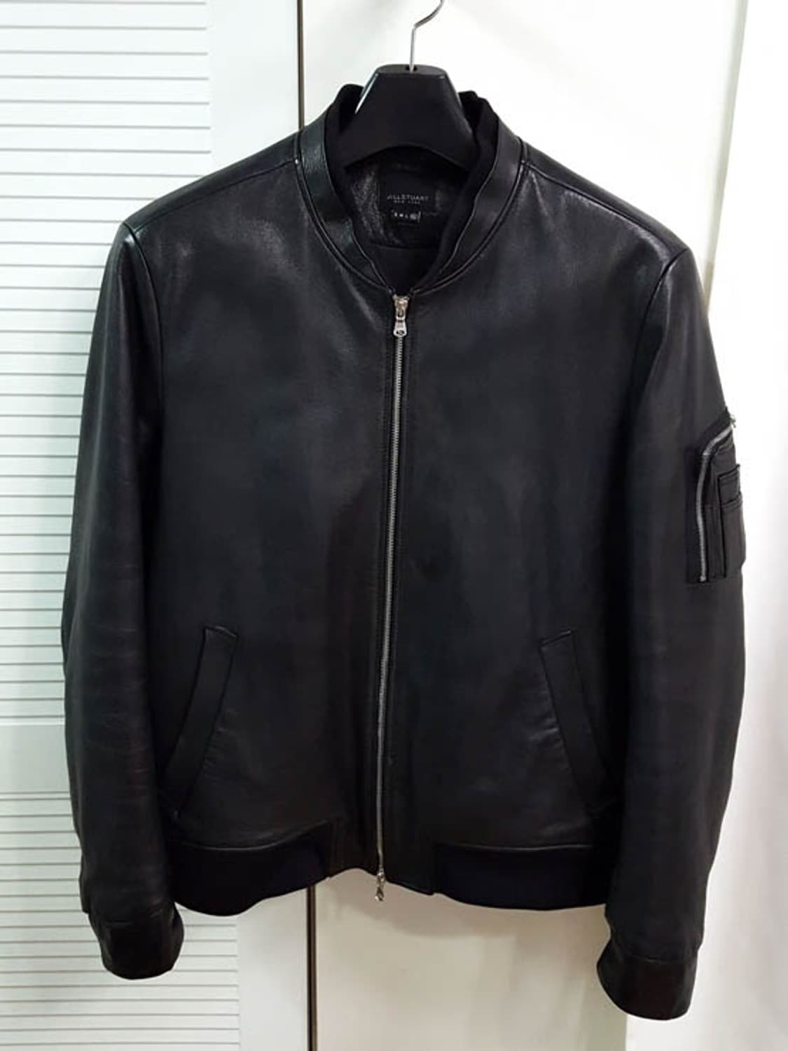 질스튜어트 남성 가죽자켓 블랙 105-110 상품이미지3