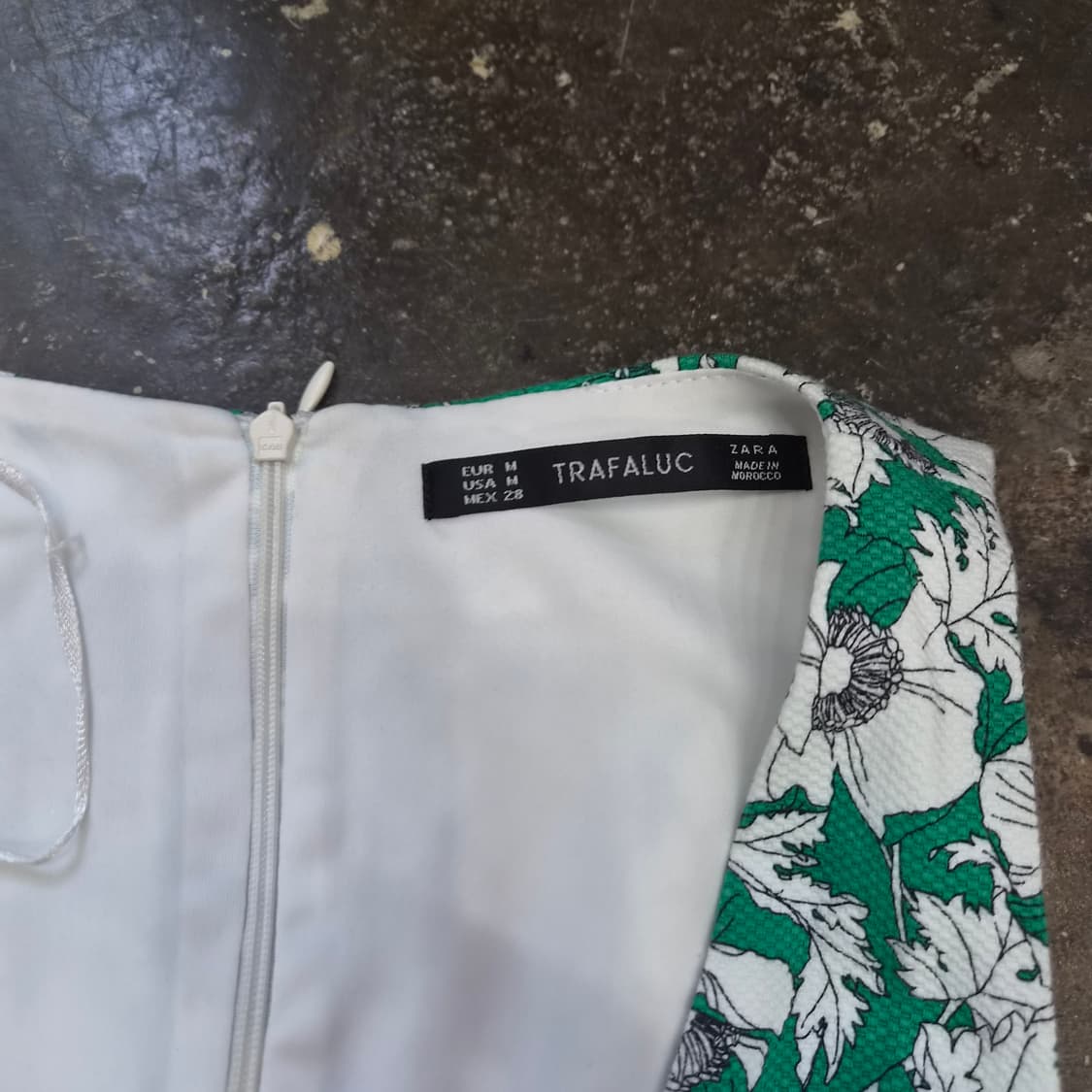 M) ZARA 자라 플라워 나염 원피스 상품이미지5