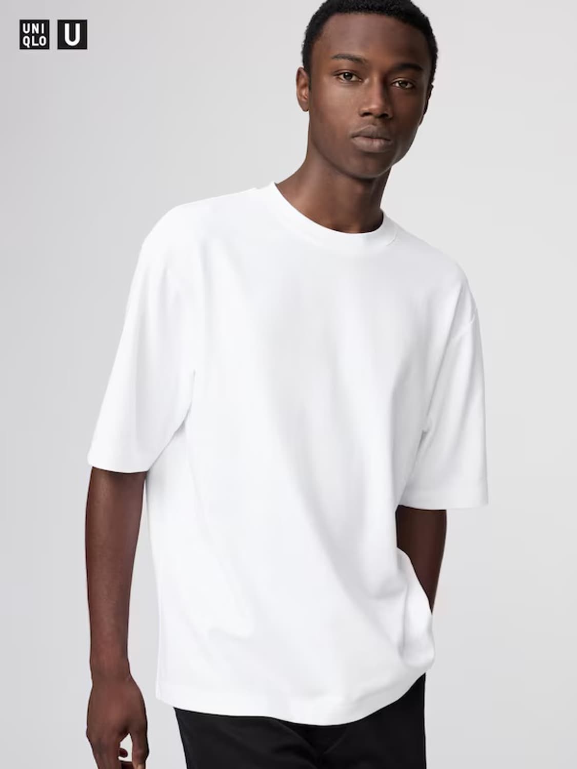 유니클로 AIRism코튼오버사이즈크루넥T(5부) 3종 새상품 XXL 상품이미지1