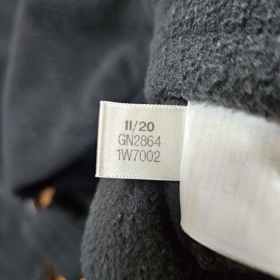 아디다스 후리스 아노락 플리스 반집업 블랙  XS 상품이미지6