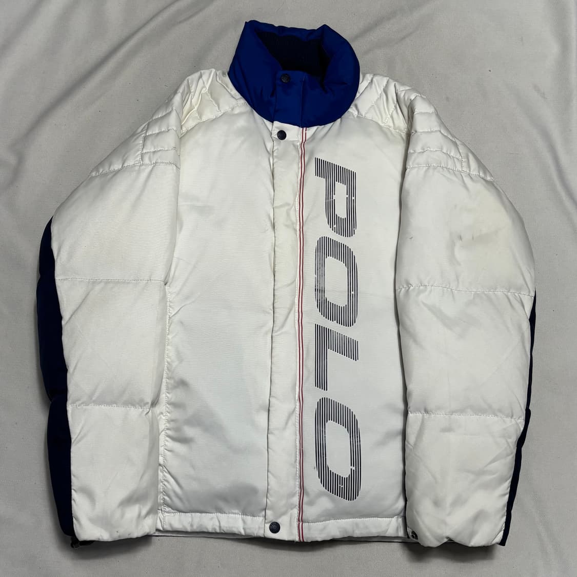 100 폴로 90‘s 레이싱 구스다운 패딩 상품이미지2