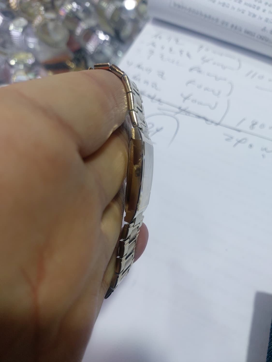 세이코 돌체 금장 사각 빈티지 시계 상품이미지4