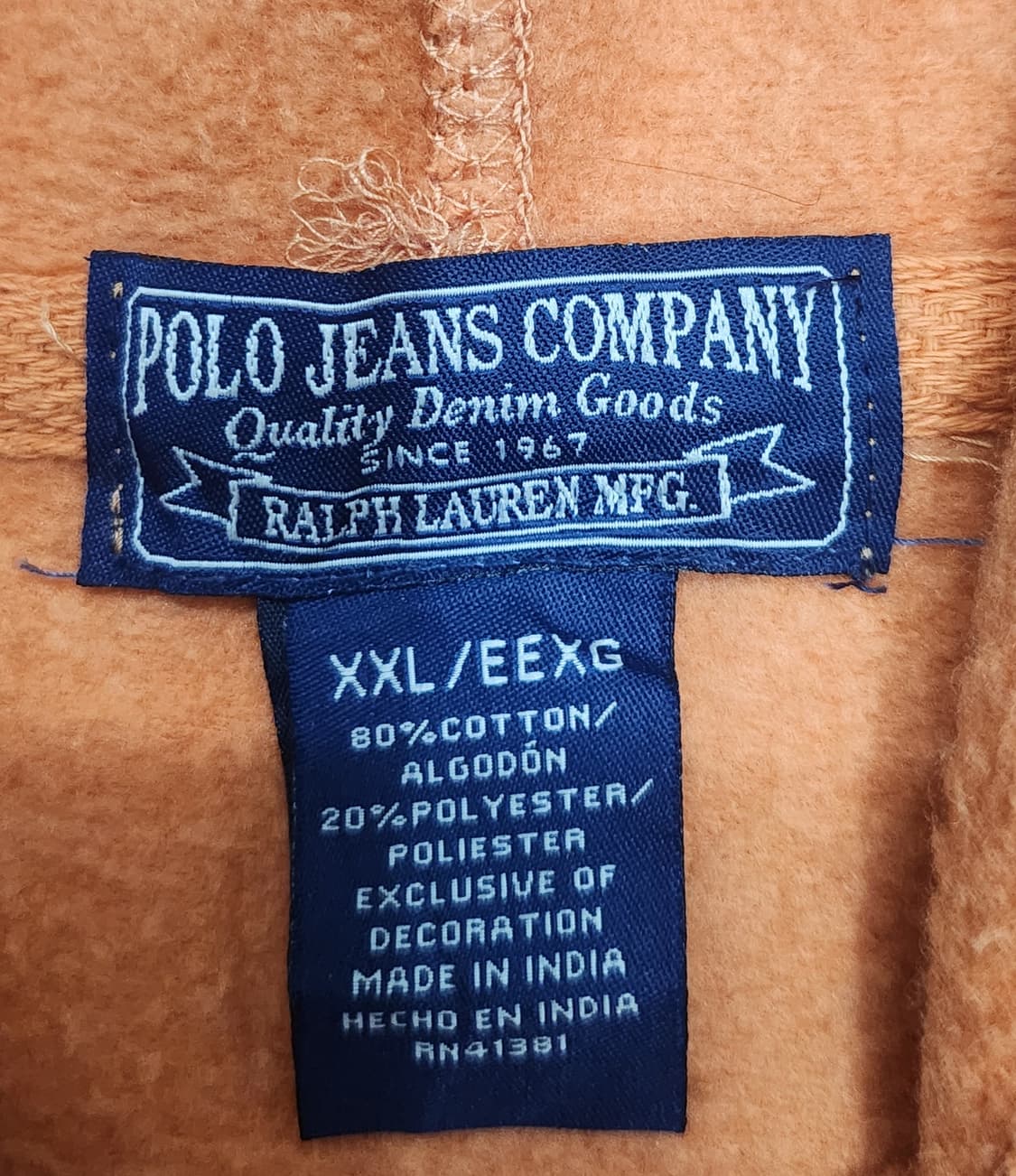 폴로 랄프로렌 빈티지 워싱 PRL로고 후드티 2XL (115-120) 상품이미지3