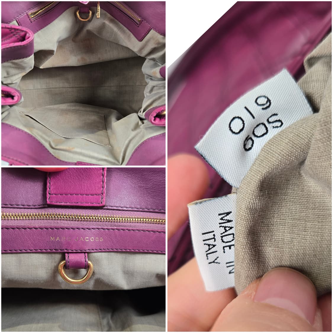 마크제이콥스 브루나 퀼팅 레더 램스킨 토트백 가방 정품 Bruna bag 상품이미지10