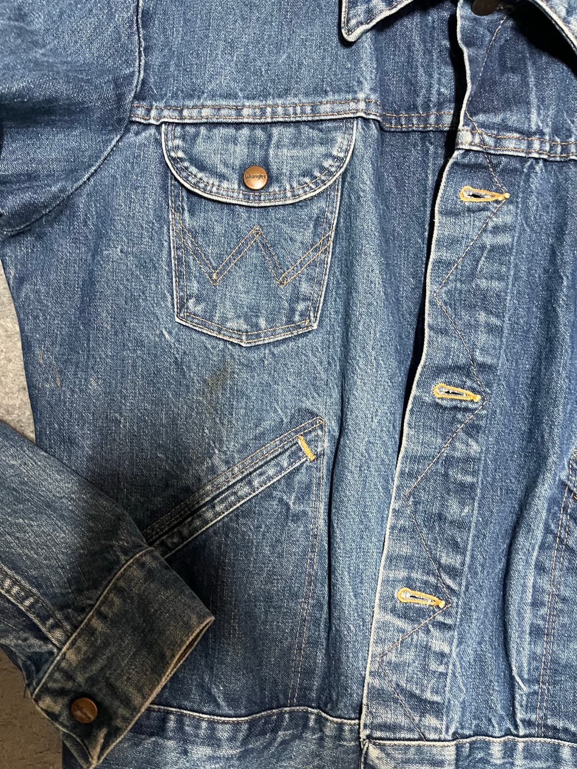 44) 80~90s 랭글러 데님 자켓 상품이미지3