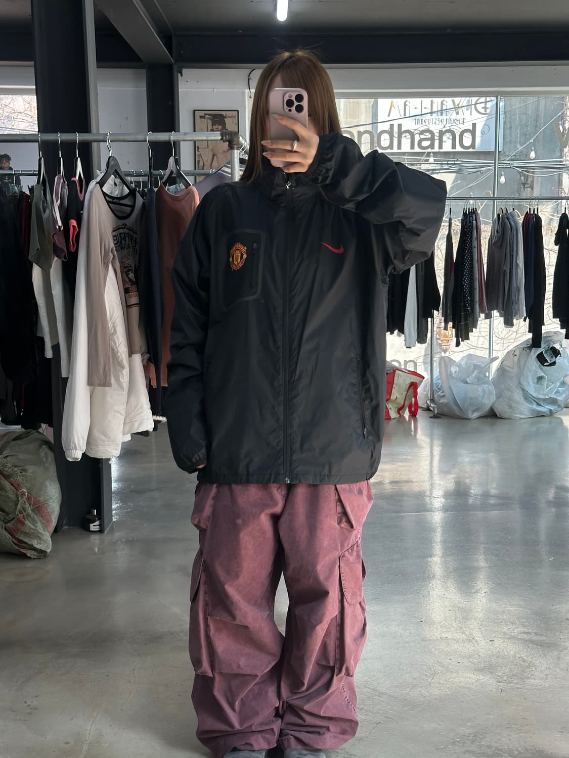 나이키 맨체스터 유나이티드 윈드브레이커 자켓 상품이미지2