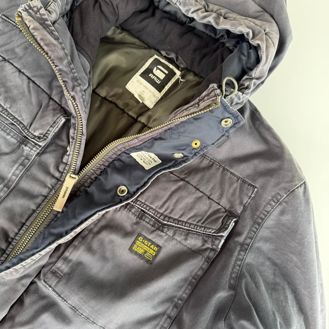 지스타 로우 빈티지 워싱 자켓 상품이미지2