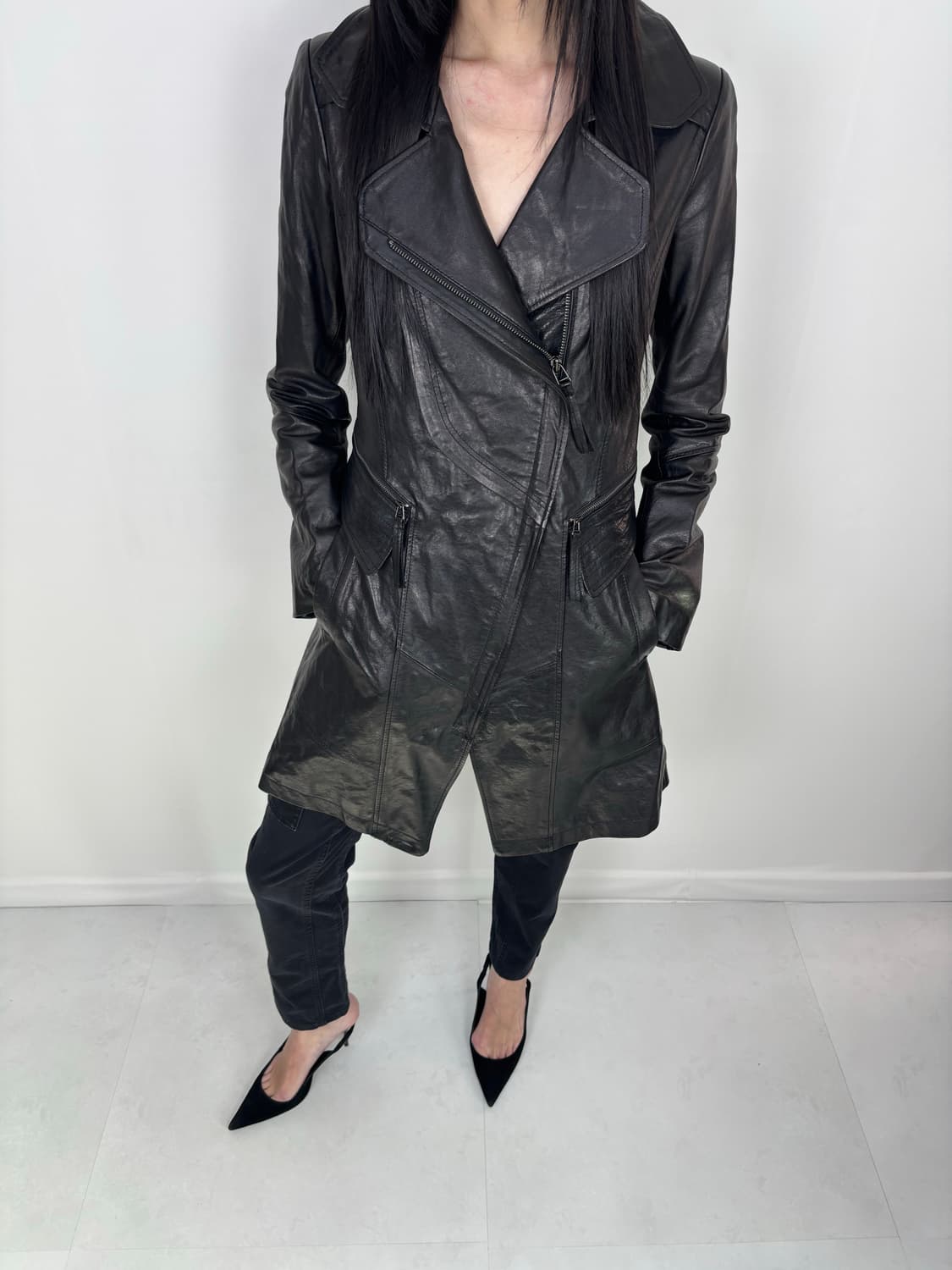 SOFT MID LEATHER JACKET 상품이미지2