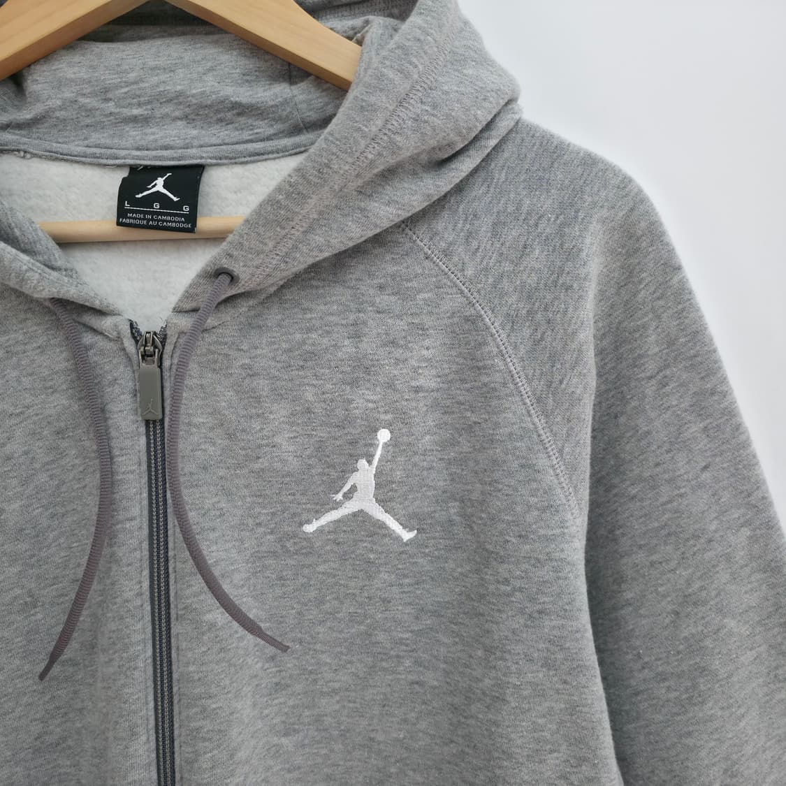 [L] 조던 후드집업 그레이 상품이미지4