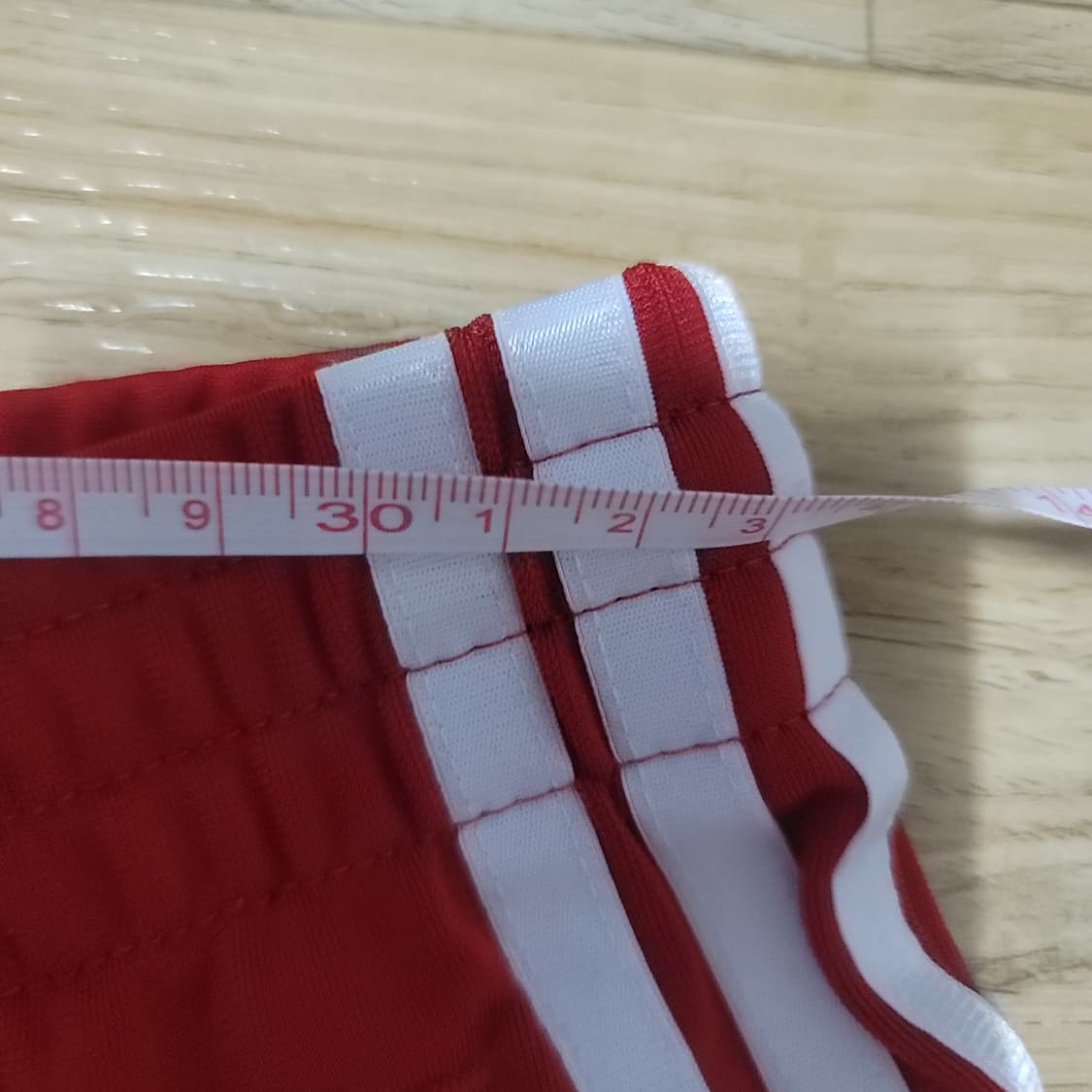 아디다스 파이어버드 쇼츠 레드(새상품) 상품이미지3