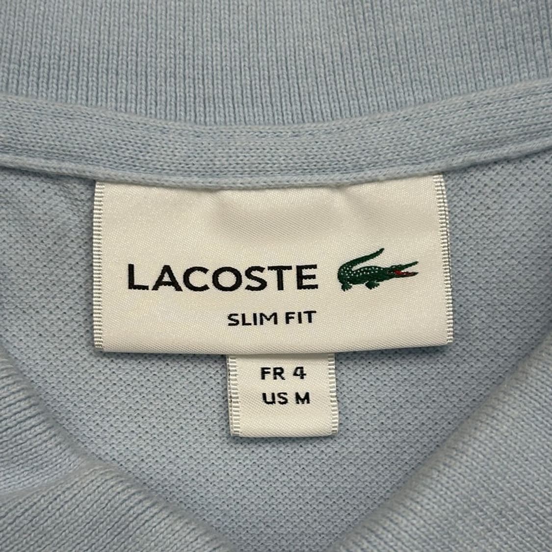 LACOSTE 슬림핏 카라 티셔츠 M 상품이미지5