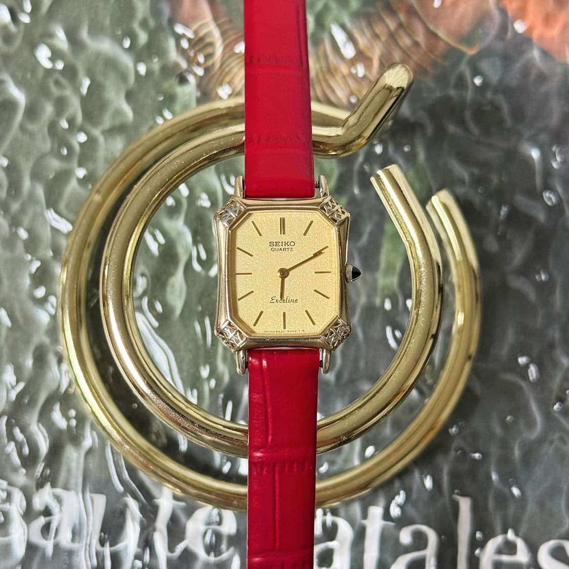 세이코 빈티지 엑셀린 엔틱 쿼츠시계 상품이미지7