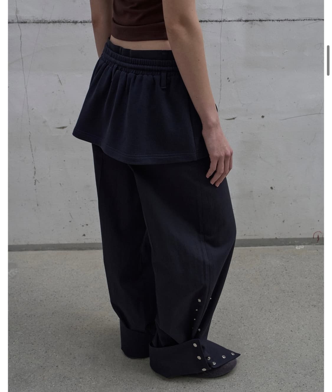 엘씨디씨 티엠 Side Snap Wide Trousers (Nany) 상품이미지2