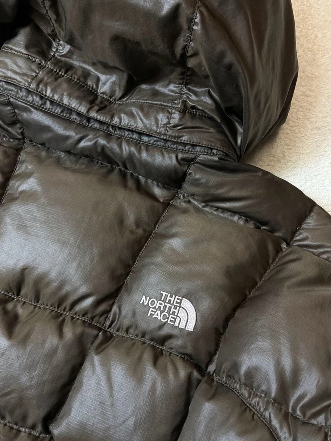 노스페이스 구스다운 600필 퀼팅 하프 패딩 PN6960 상품이미지3