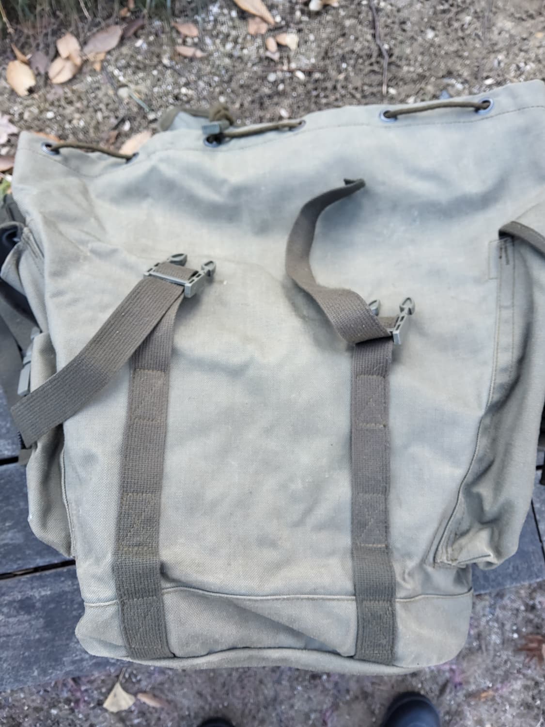 독일군야거럭색 보급정품 나이론 원단  상품이미지3