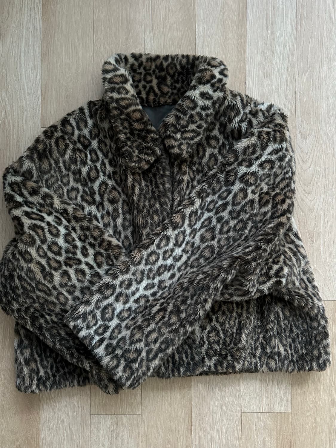 호피 퍼자켓 상품이미지1