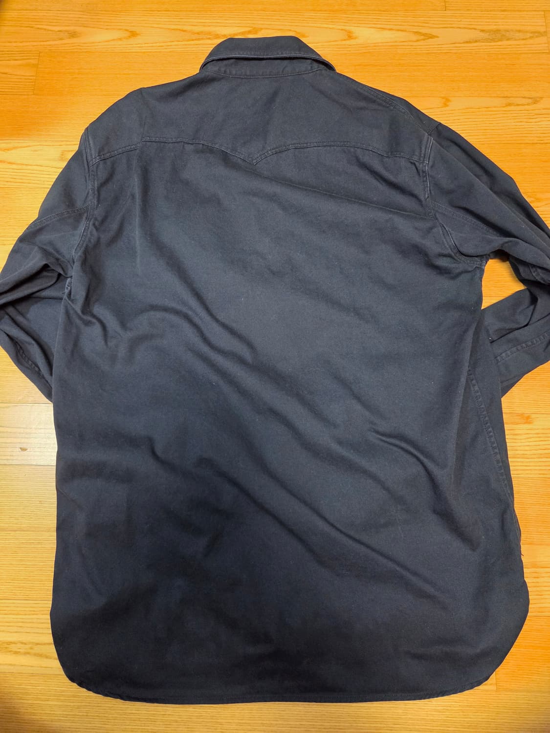 rrl 코튼린넨 네이비 셔츠 XL 상품이미지2