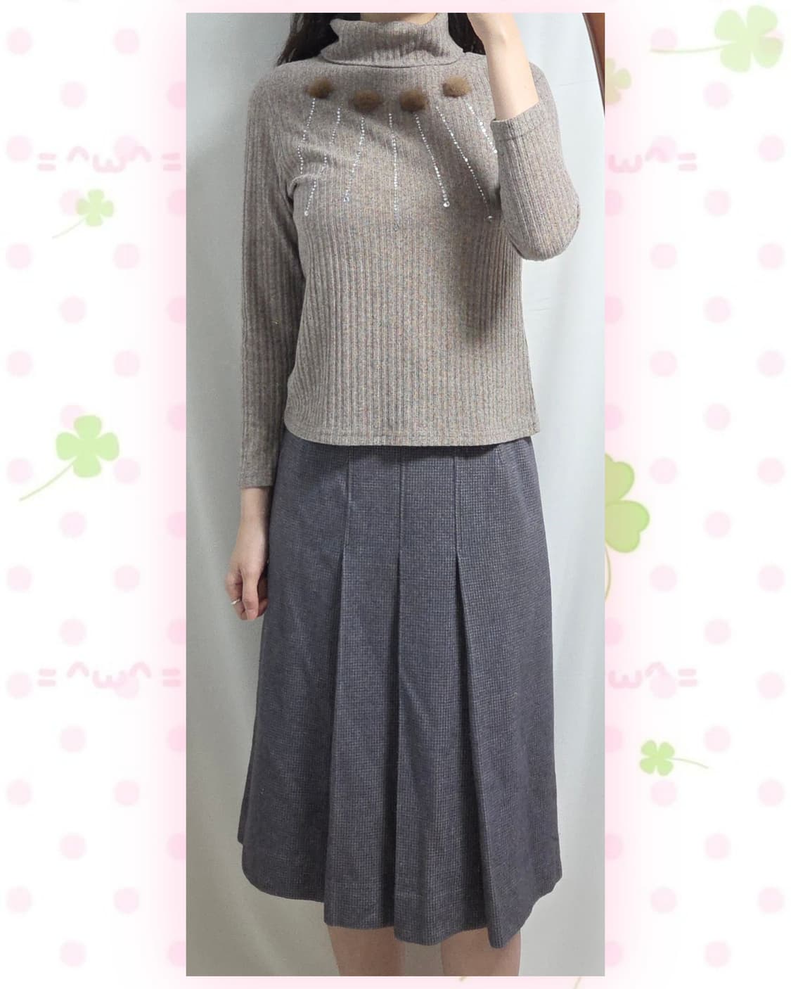 코코아 모리 폴라 니트 상품이미지2