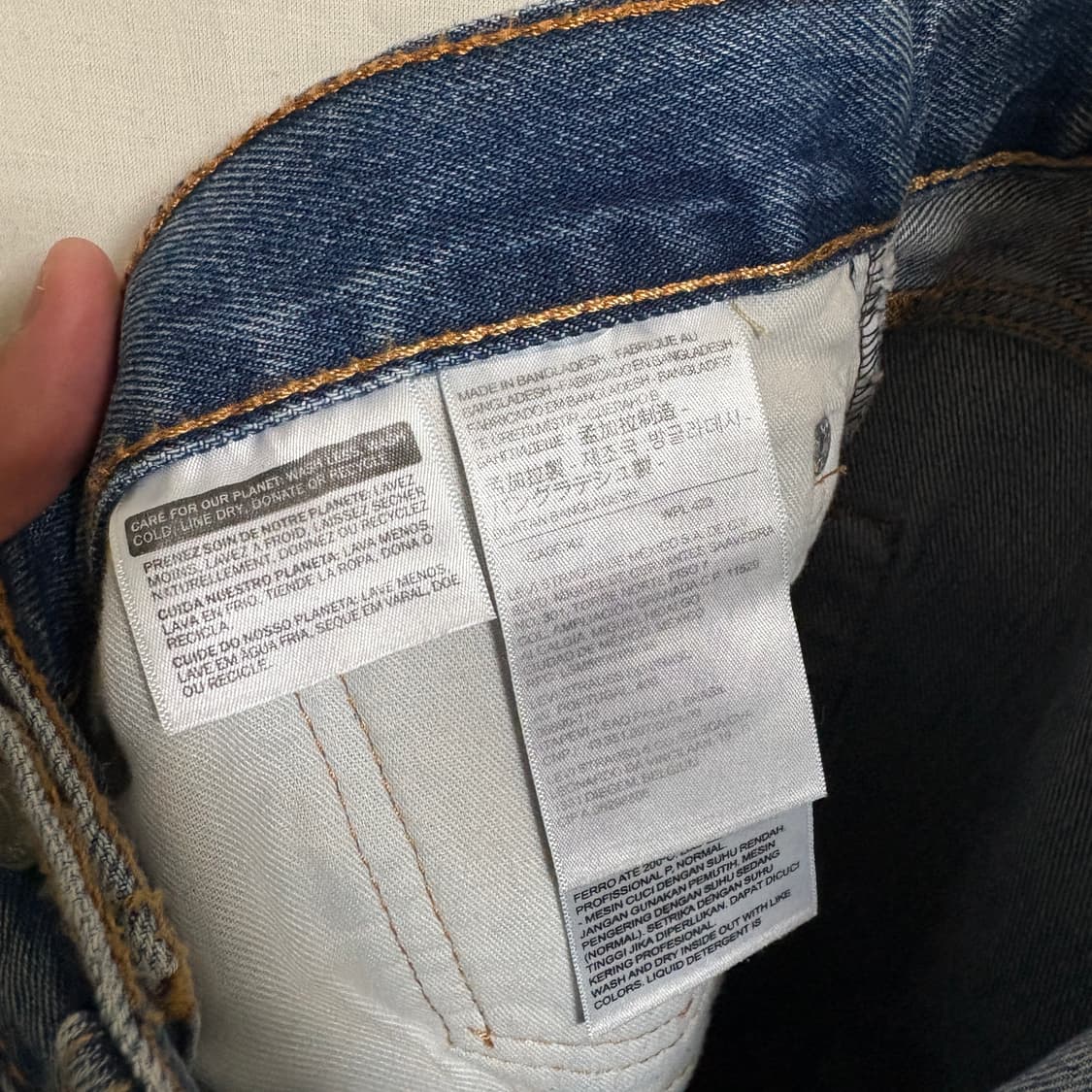 리바이스 505 레귤러 스트레이트 데님팬츠 / W32, L30 상품이미지8