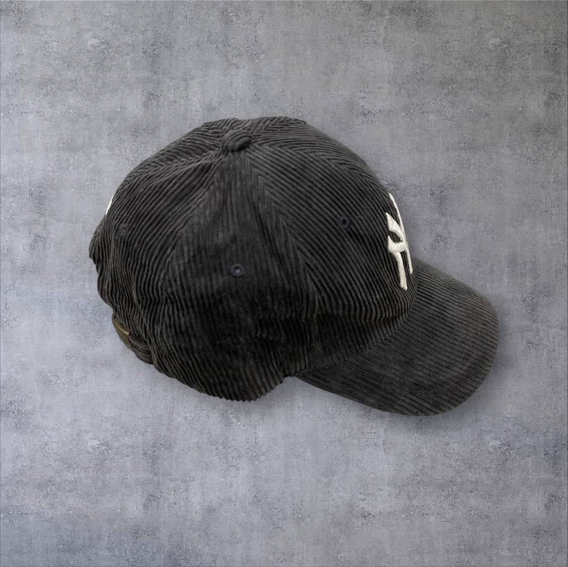 MLB 뉴욕양키스 로고 코듀로이 볼캡 상품이미지3