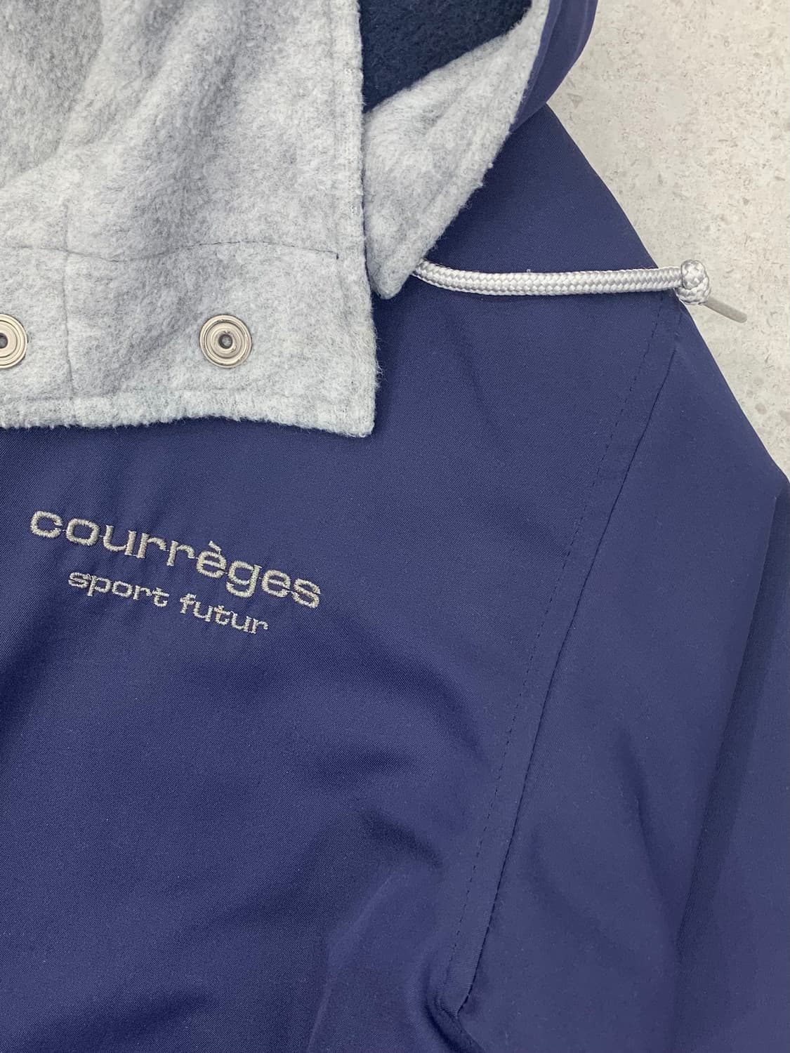Courreges 꾸레쥬 스포츠퓨처 후드 롱코트 상품이미지4