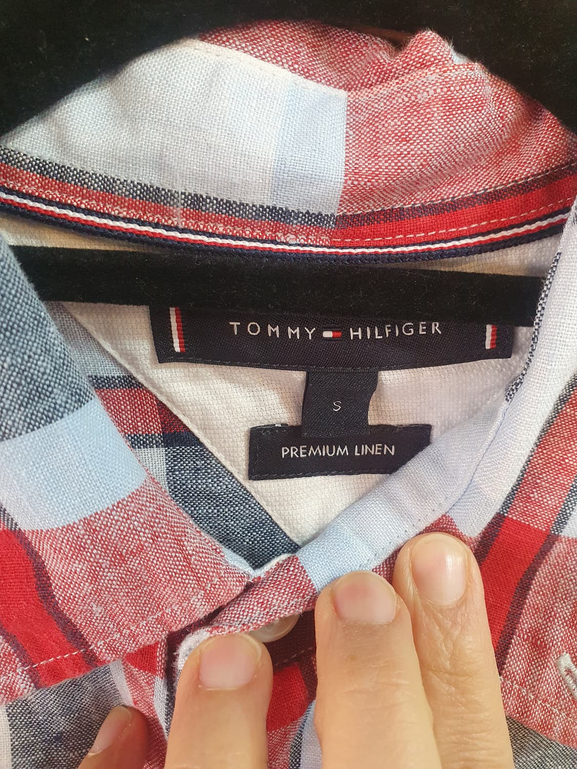 타미힐피거 체크셔츠 상품이미지4