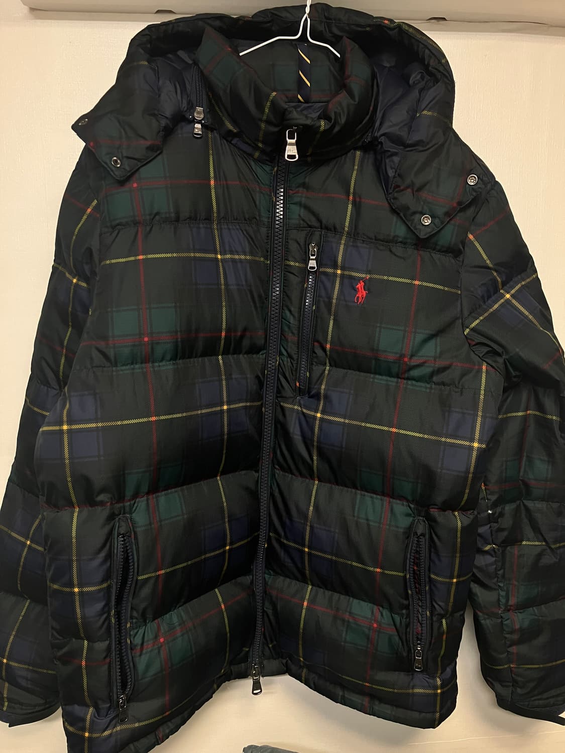빈티지)Polo Ralph Lauren Tartan Down Jacket 상품이미지1