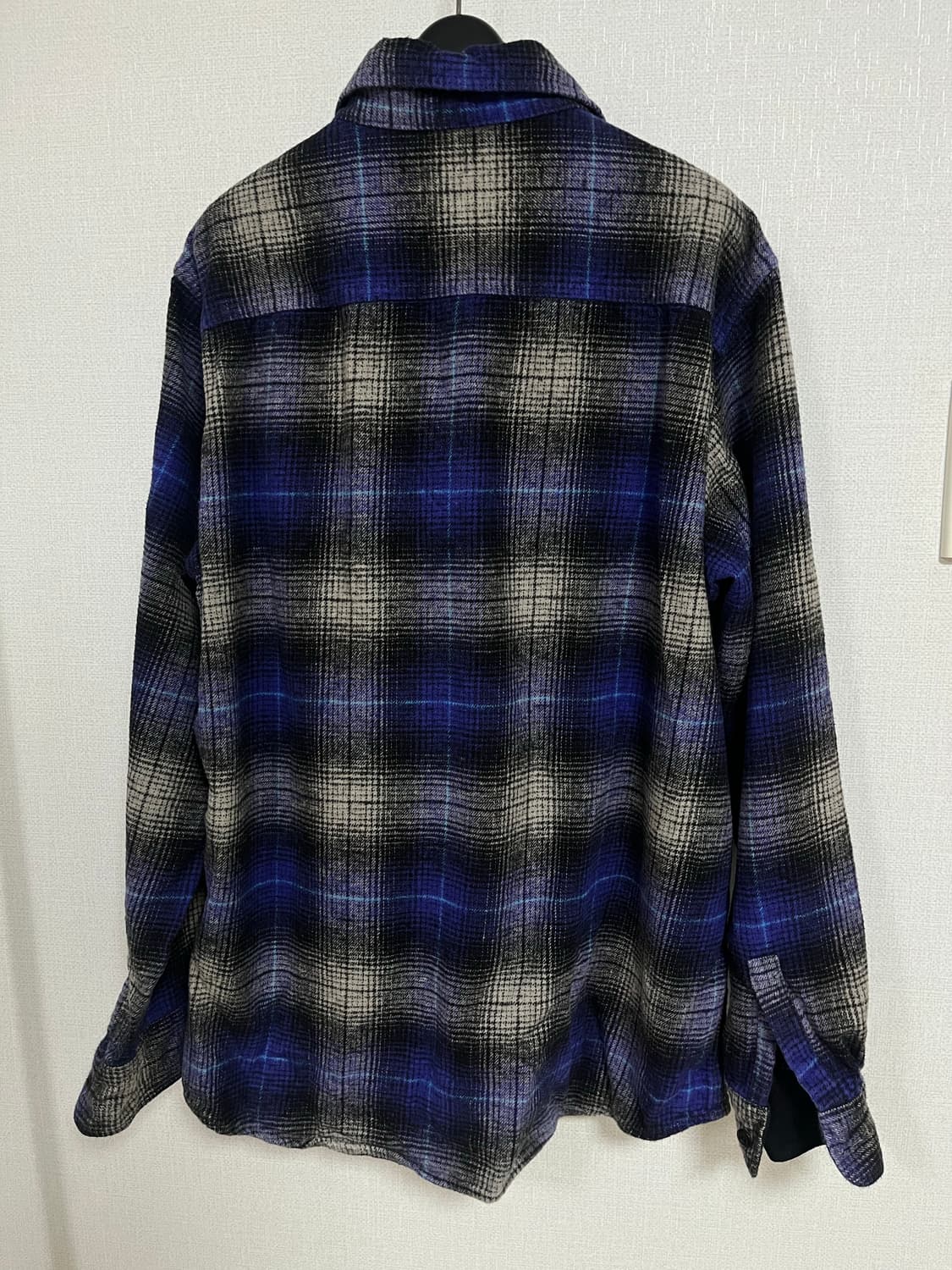 유니클로 플란넬 체크 셔츠 L 상품이미지2