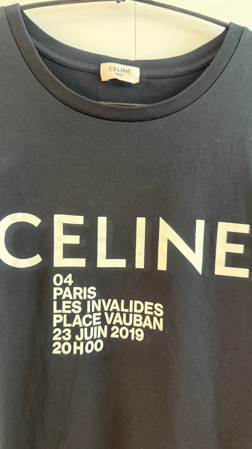 Celine 셀린느 쇼인비테이션 블랙  반팔티셔츠 상품이미지2