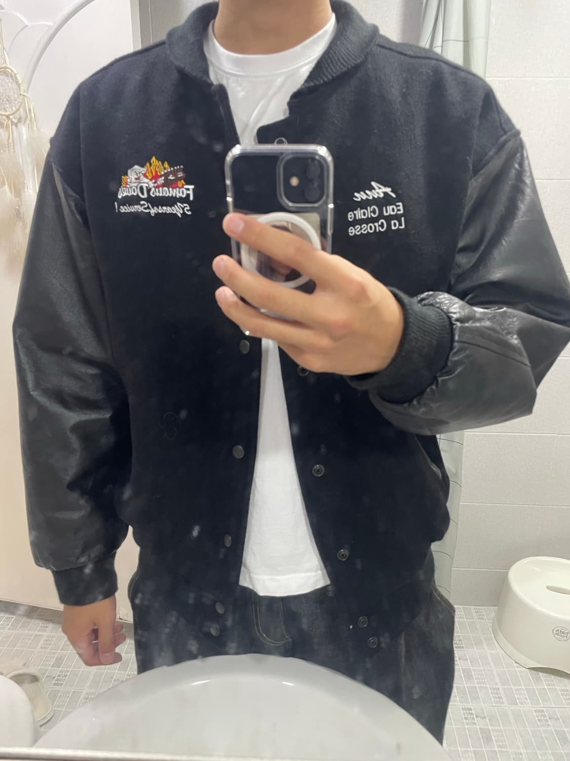 빈티지 울 바시티 자켓 L 상품이미지7