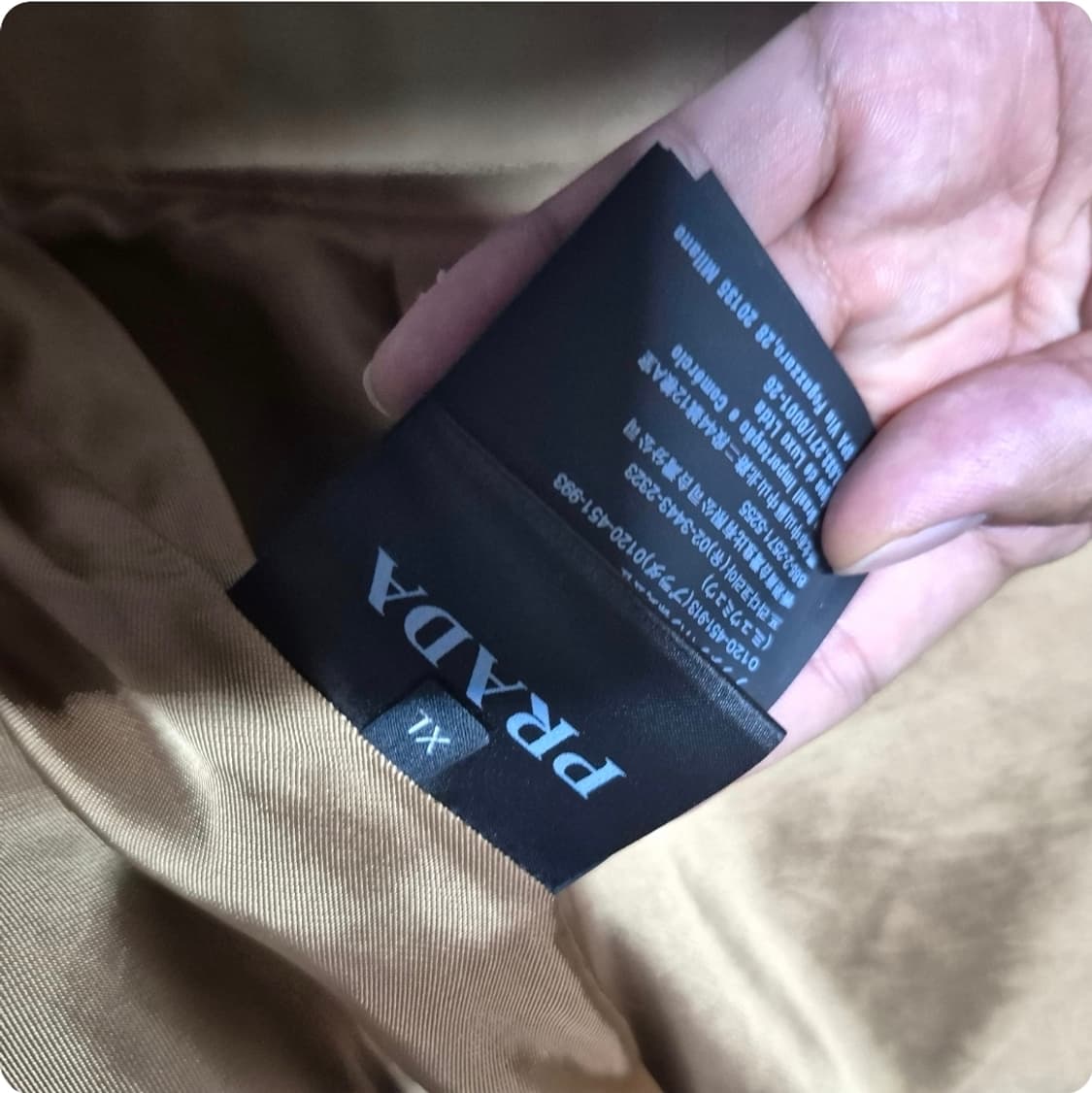 프라다 20s/s 런웨이 컬러블록 페이스 후디드 자켓 XL 정품 상품이미지4