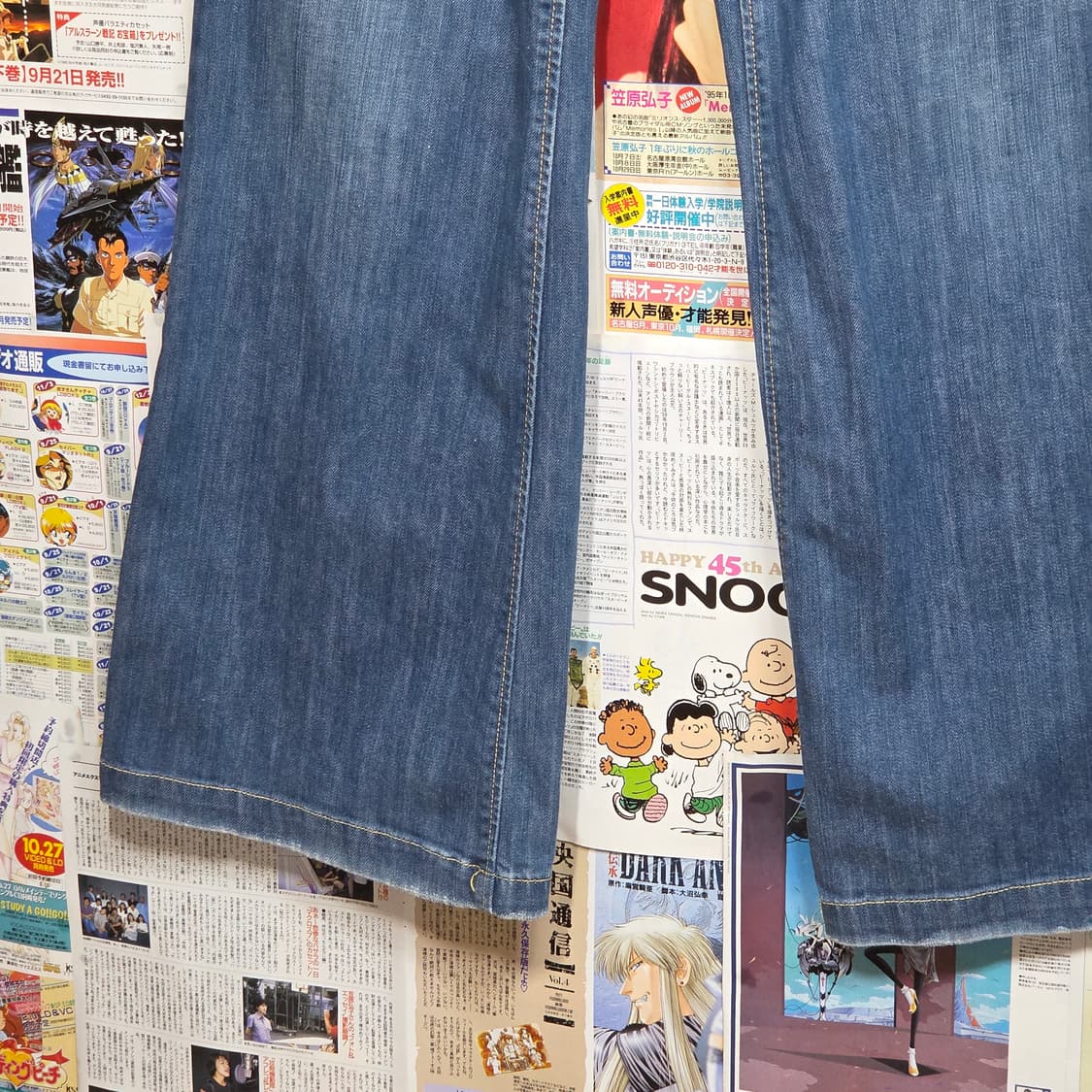 로우라이즈 중청 부츠컷 데님 팬츠 상품이미지4