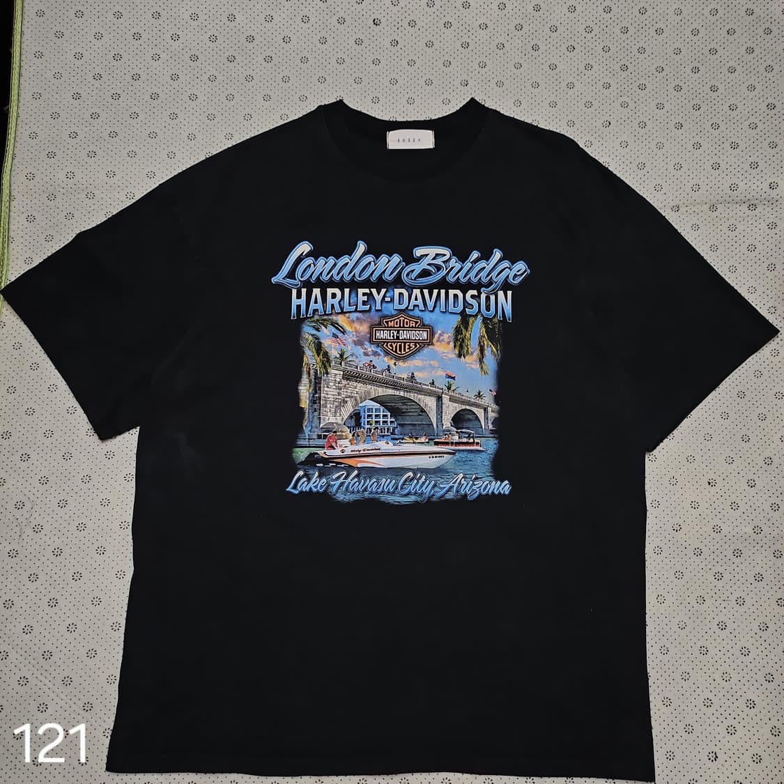 할리데이비슨 런던브릿지 프린팅 반팔 티셔츠 상품이미지1