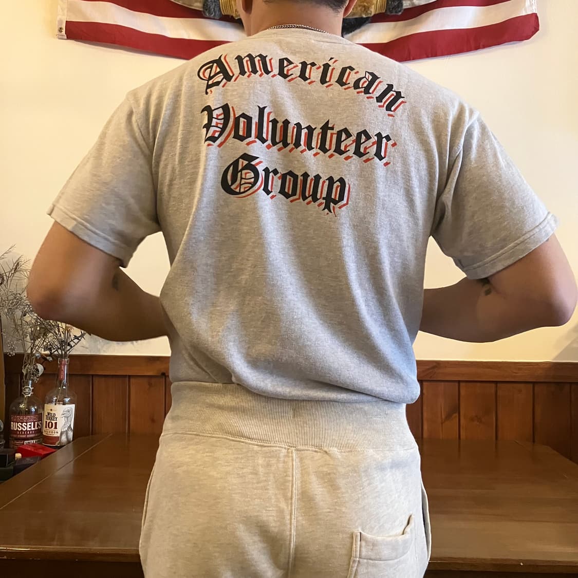 리얼맥코이 플라잉 타이거즈 하프셔츠 L(42-44) 상품이미지10