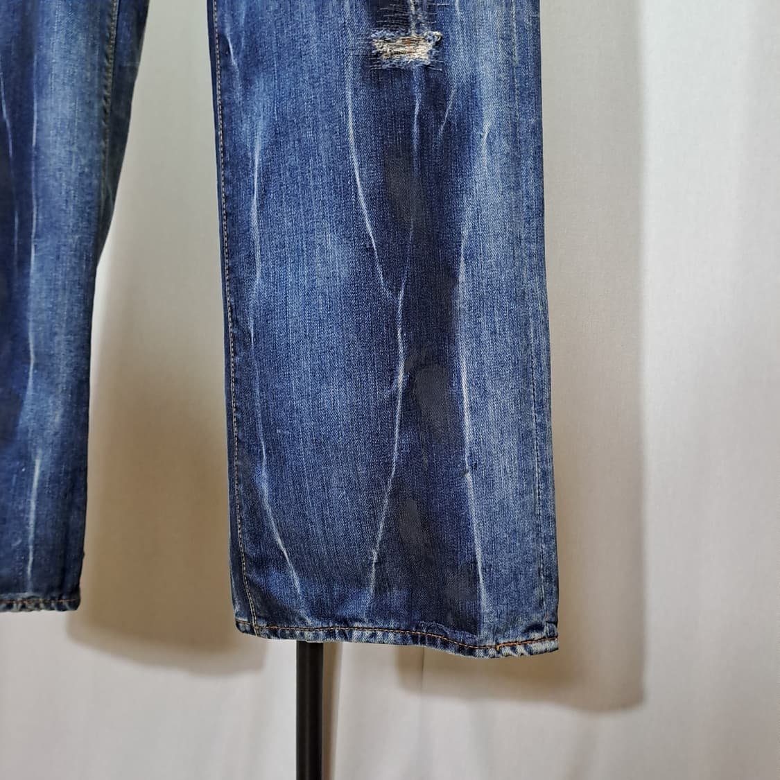 (택포) 에드하디 타이거 자수 데님팬츠 36 B750 상품이미지3