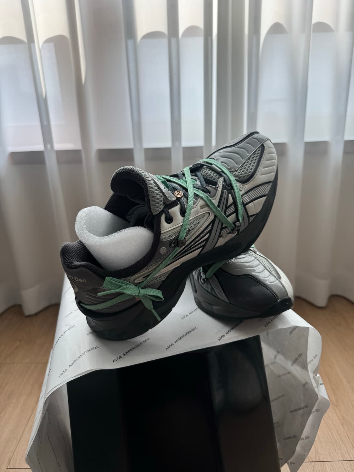 [280] 아식스 x 앤더슨벨 젤-소노마 15-50 그레이 그린 - 촬영 상품이미지9