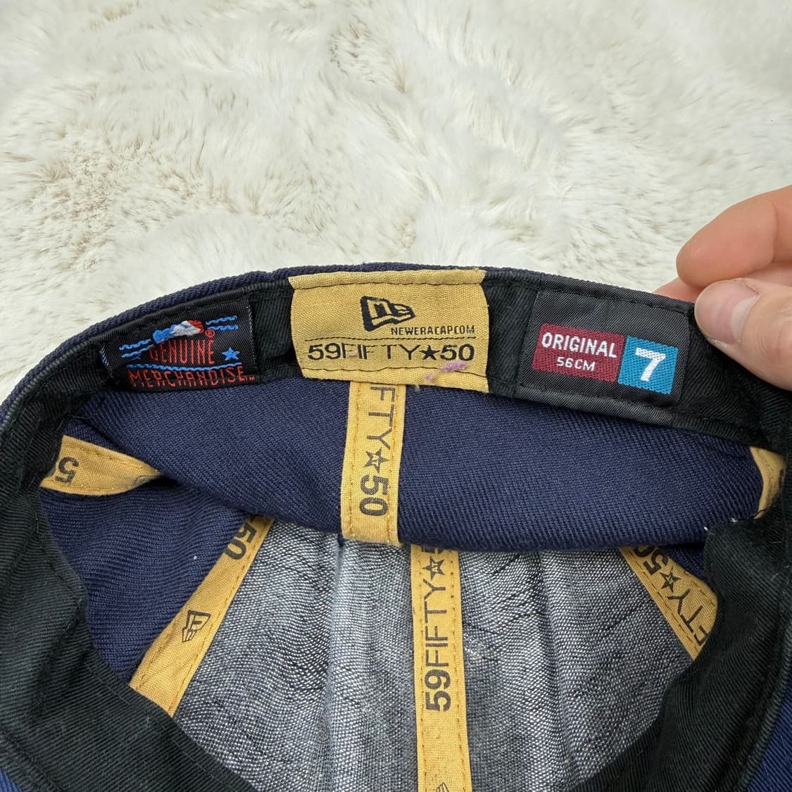 56cm) 뉴에라 뉴욕양키스 캡 네이비 상품이미지4