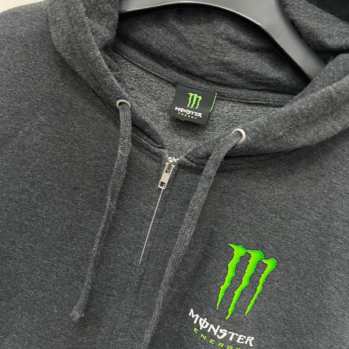몬스터 에너지 백로고 후드 집업 L 상품이미지4