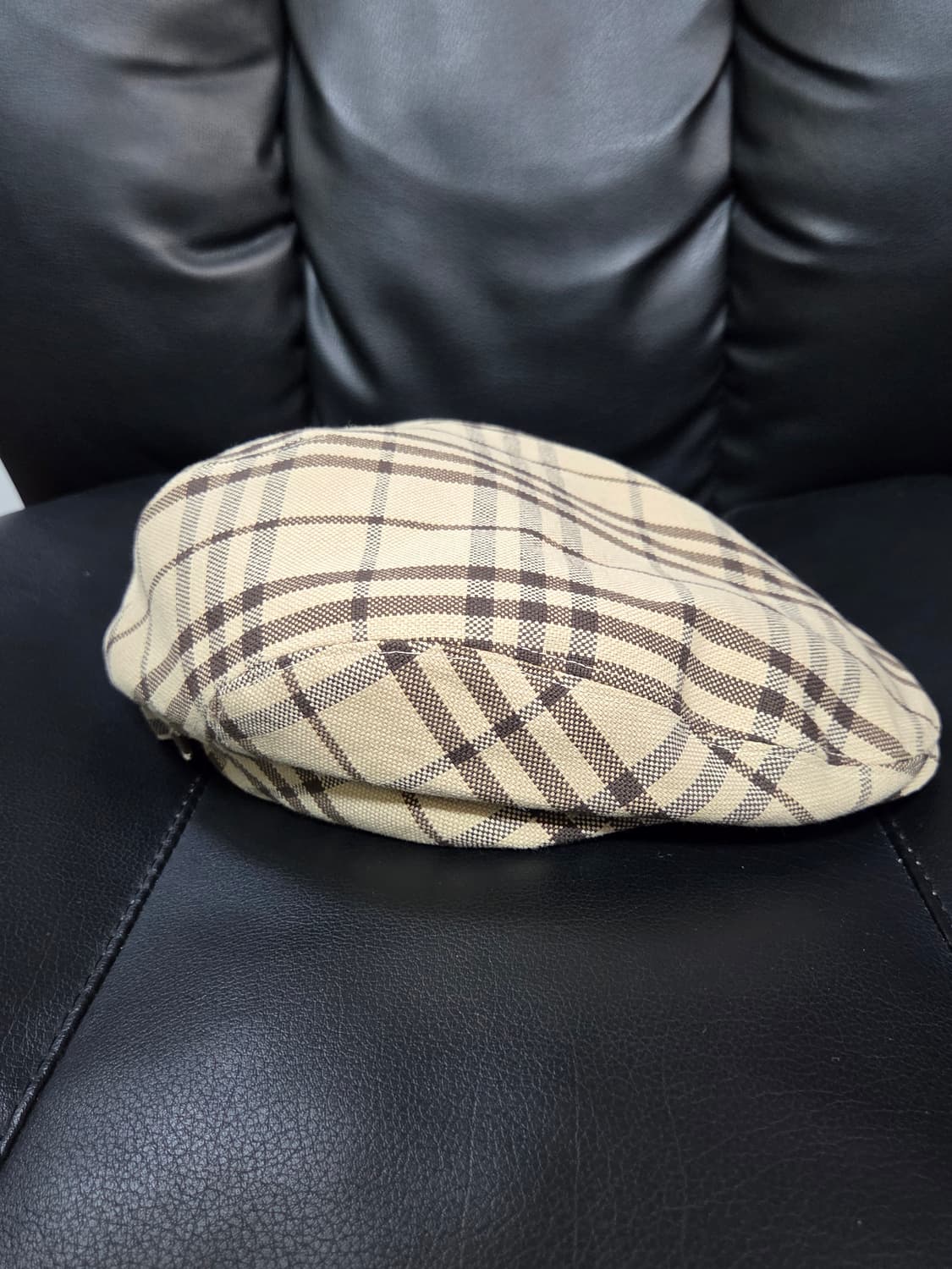 (정품) [버버리] 블루라벨 베이지 노바체크 헌팅캡 | 00087 상품이미지3