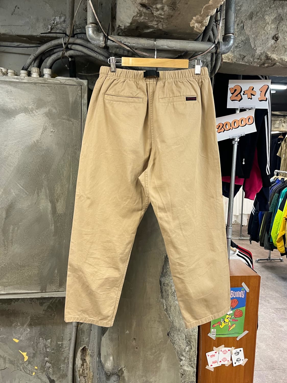 그라미치 테이퍼드 팬츠 베이지 M #csz3751 상품이미지2