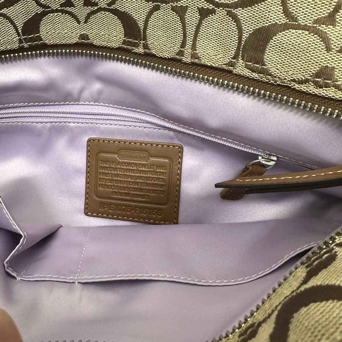 COACH 코치 시그니처 여성 숄더백 브라운 상품이미지8