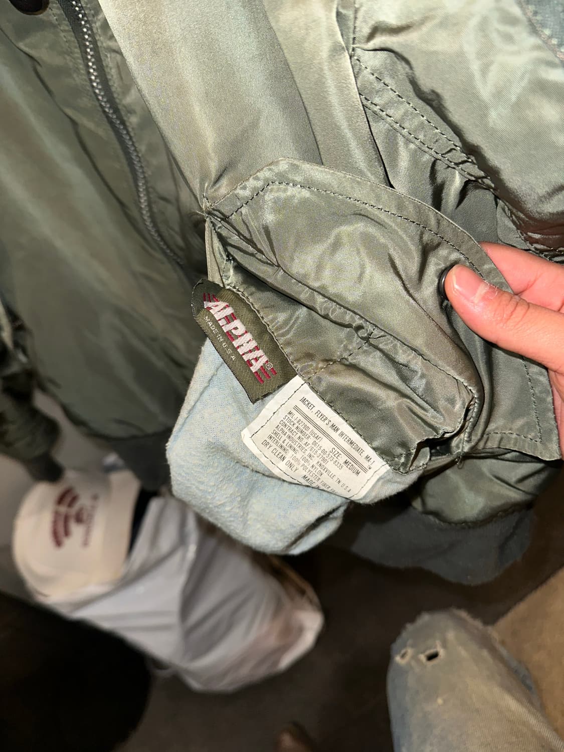 90’s Alpha Industries Ma-1 USA flight 상품이미지10
