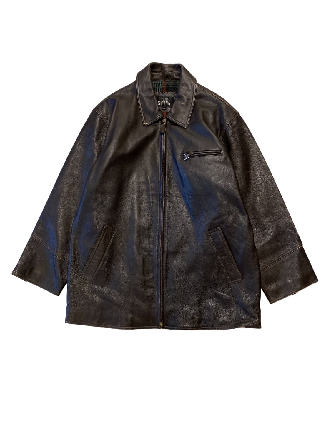 빈티지 레더 자켓 (Man XL) AA1038 상품이미지3