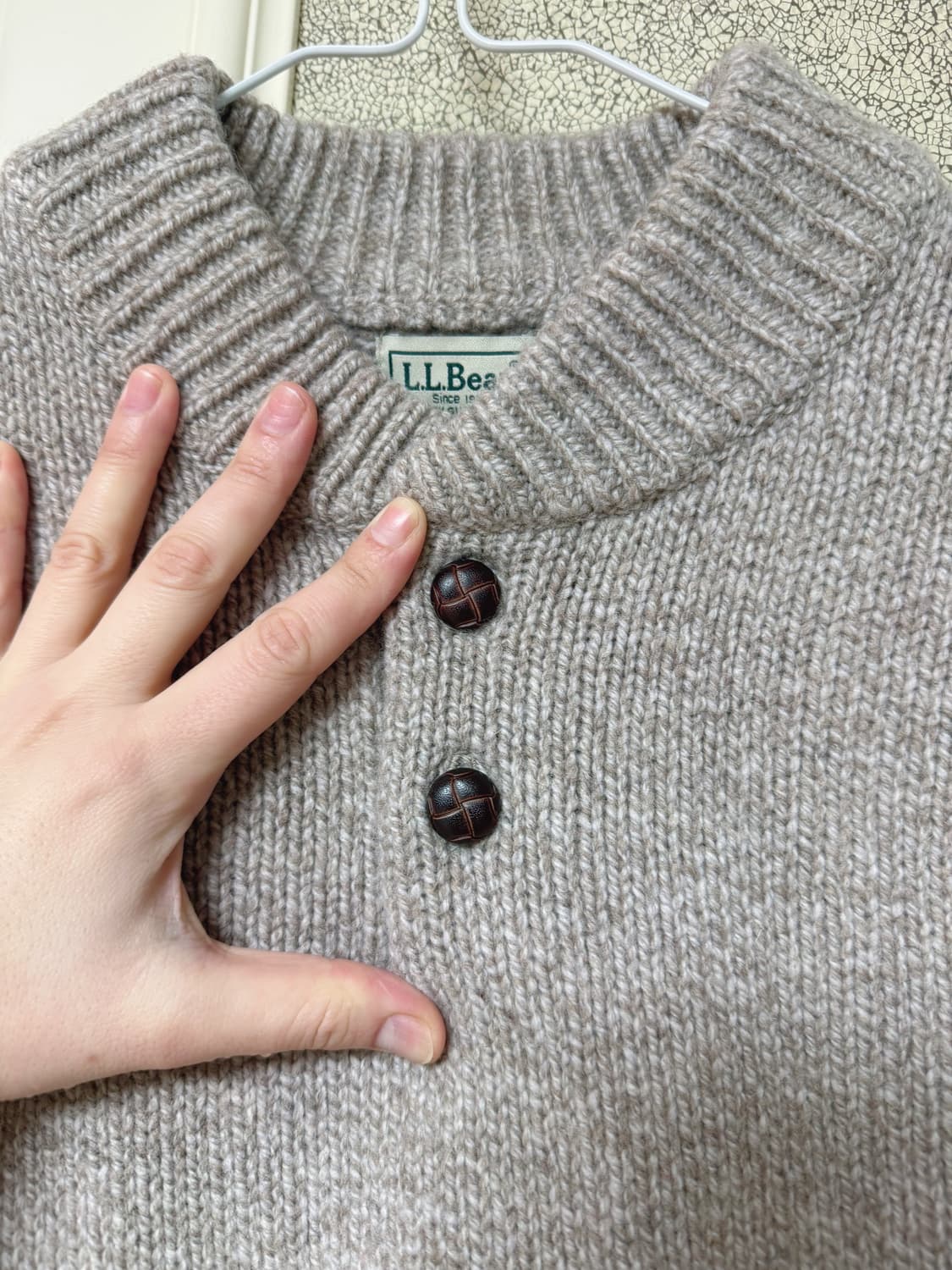 엘엘빈 램스울 니트 상품이미지3