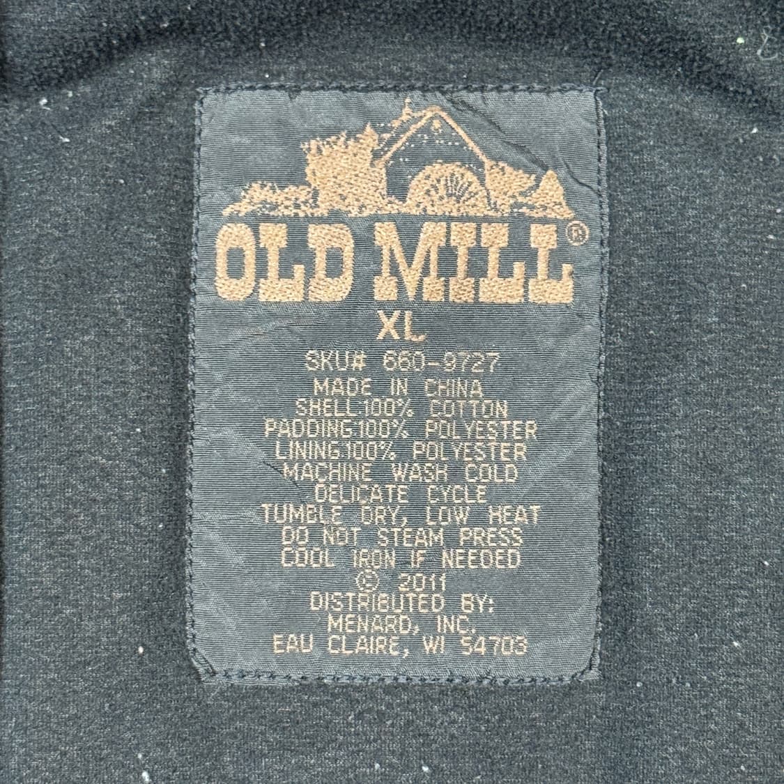 XL) Old Mill USA 덕캔버스 워크웨어 조끼 베스트 상품이미지7