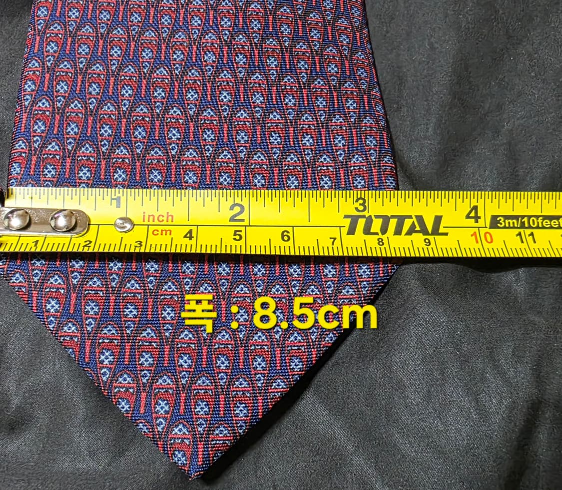 [새상품] 던힐 dunhill 이탈리아제 실크 넥타이 상품이미지10