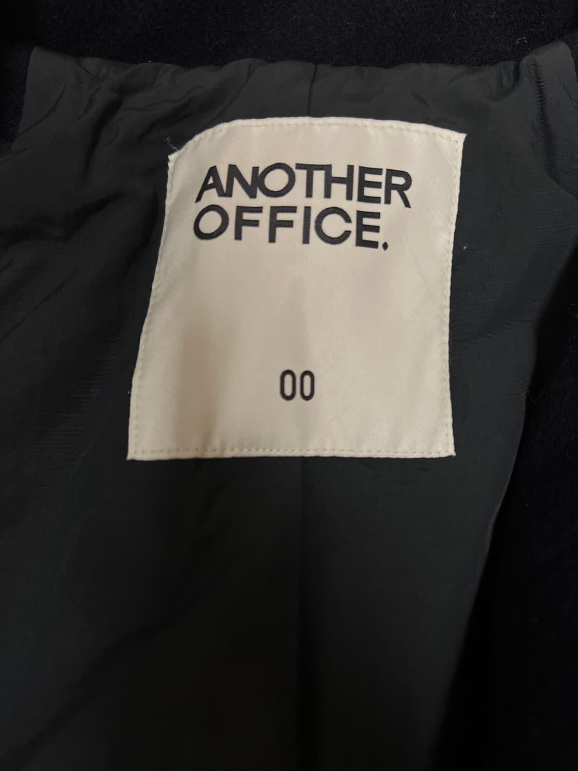 [00] 어나더오피스 보이저 발마칸 코트 네이비 상품이미지6