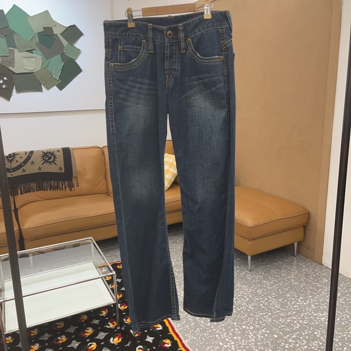 리바이스 올드스쿨 레트로 레드패치 데님 팬츠 76 C06837 상품이미지3