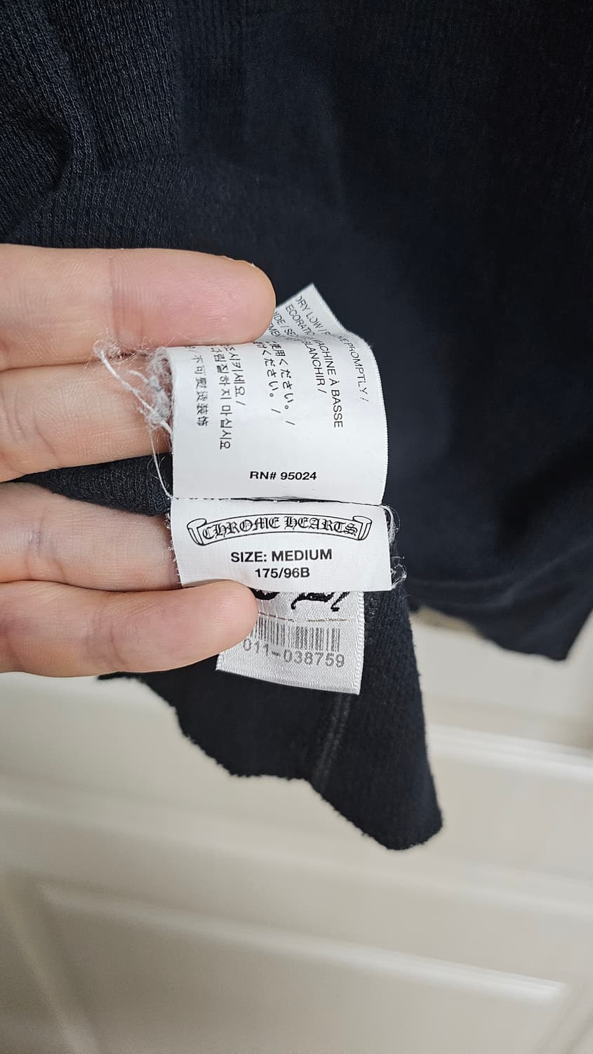 크롬하츠 써머 와플 크로스 롱슬리브 상품이미지5